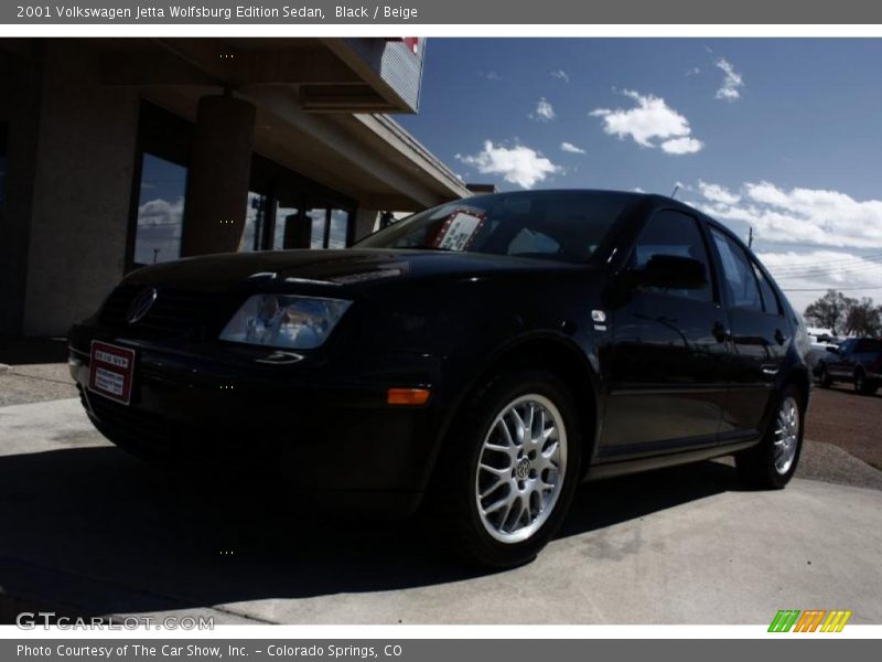 Black / Beige 2001 Volkswagen Jetta Wolfsburg Edition Sedan