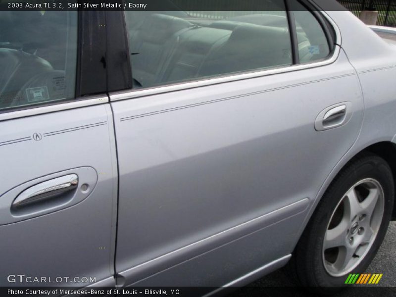 Satin Silver Metallic / Ebony 2003 Acura TL 3.2