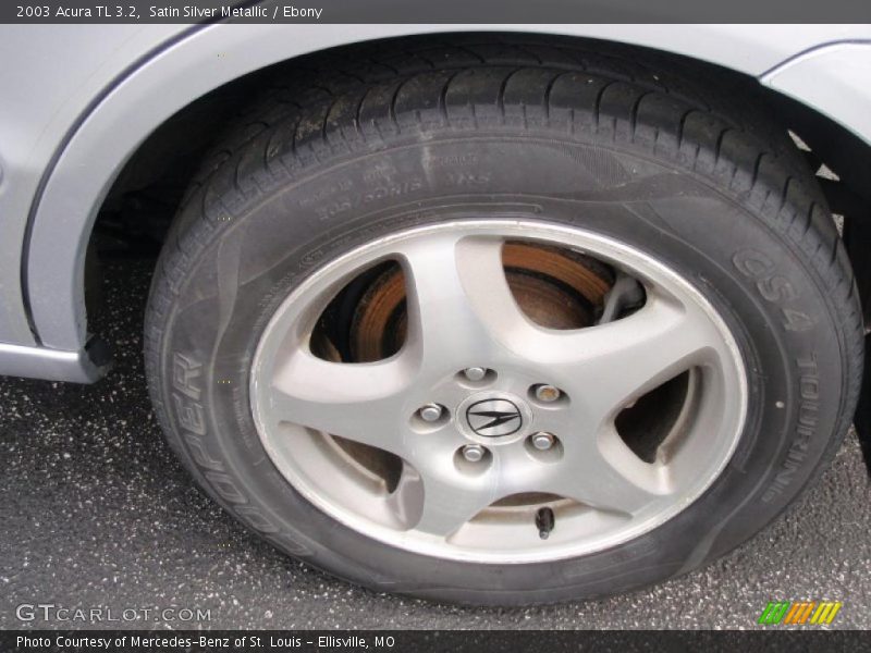 Satin Silver Metallic / Ebony 2003 Acura TL 3.2