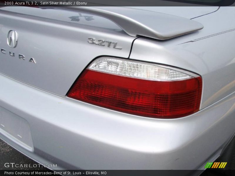 Satin Silver Metallic / Ebony 2003 Acura TL 3.2