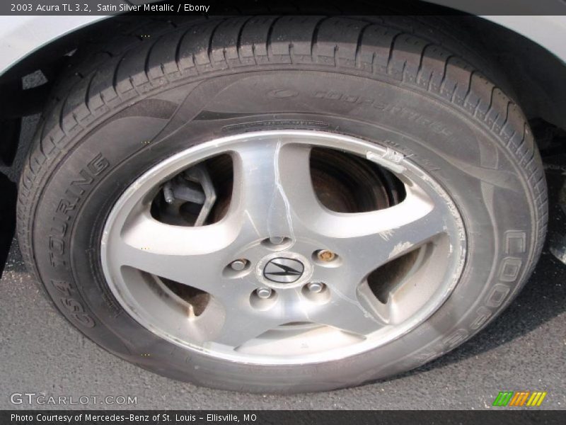 Satin Silver Metallic / Ebony 2003 Acura TL 3.2