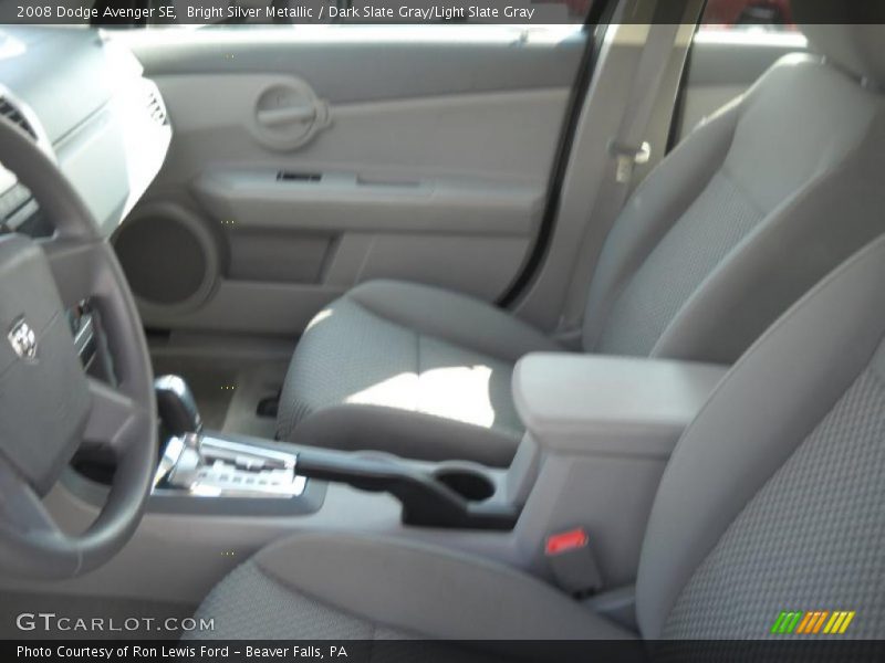 Bright Silver Metallic / Dark Slate Gray/Light Slate Gray 2008 Dodge Avenger SE