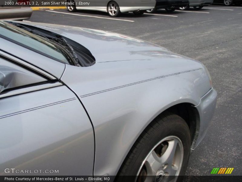 Satin Silver Metallic / Ebony 2003 Acura TL 3.2