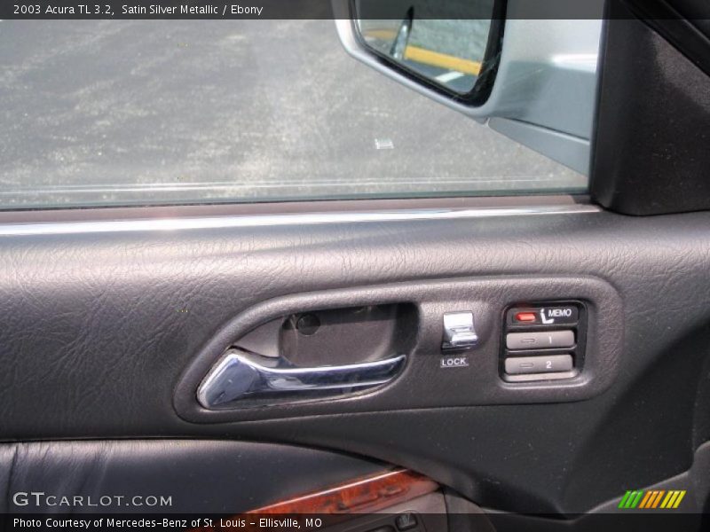 Satin Silver Metallic / Ebony 2003 Acura TL 3.2
