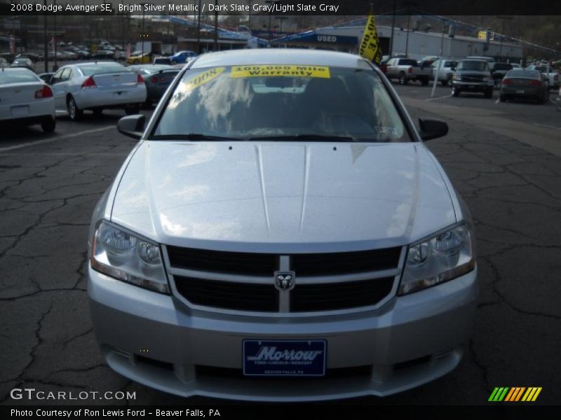 Bright Silver Metallic / Dark Slate Gray/Light Slate Gray 2008 Dodge Avenger SE