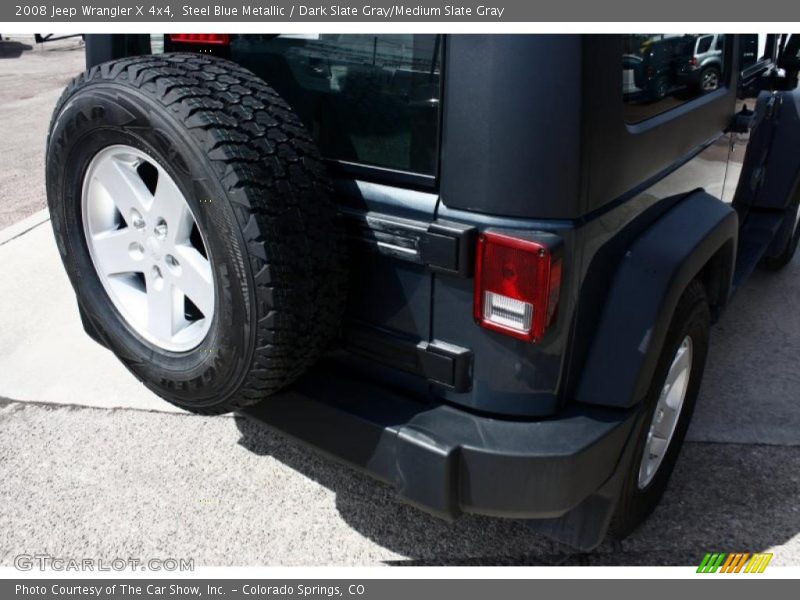 Steel Blue Metallic / Dark Slate Gray/Medium Slate Gray 2008 Jeep Wrangler X 4x4