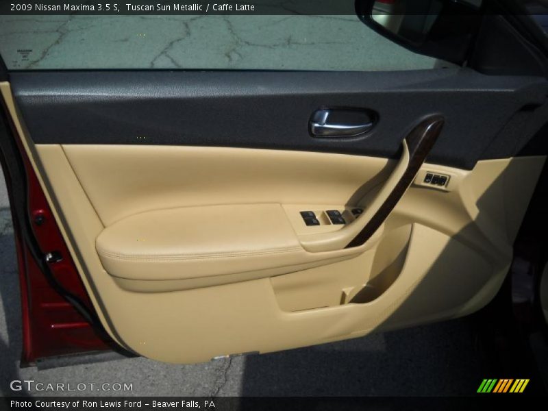 Tuscan Sun Metallic / Caffe Latte 2009 Nissan Maxima 3.5 S