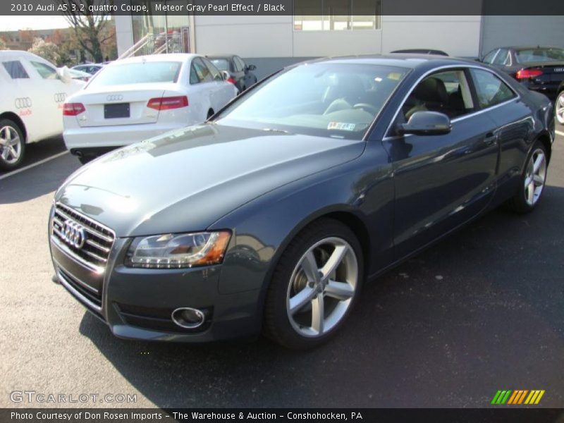 Meteor Gray Pearl Effect / Black 2010 Audi A5 3.2 quattro Coupe