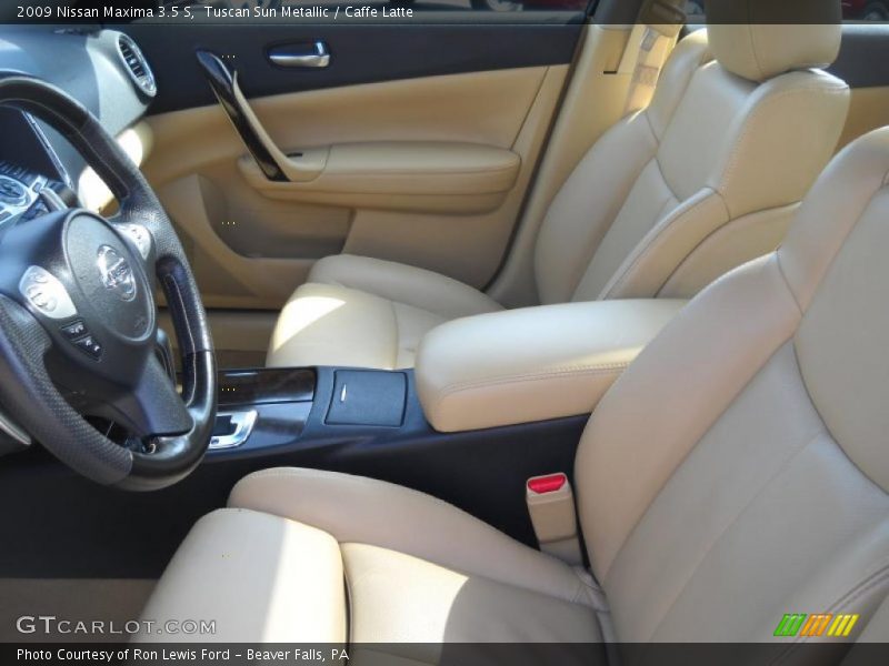 Tuscan Sun Metallic / Caffe Latte 2009 Nissan Maxima 3.5 S