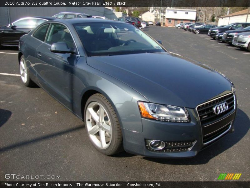 Meteor Gray Pearl Effect / Black 2010 Audi A5 3.2 quattro Coupe