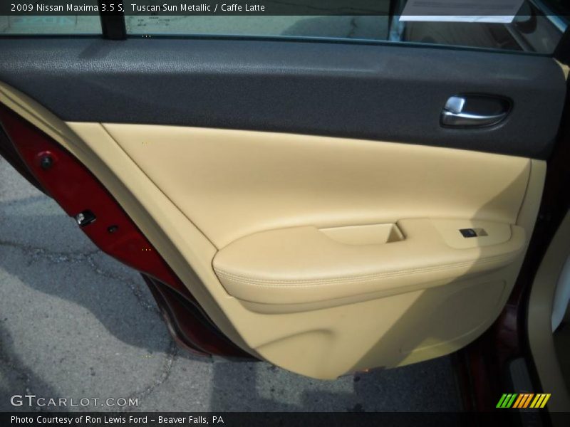 Tuscan Sun Metallic / Caffe Latte 2009 Nissan Maxima 3.5 S
