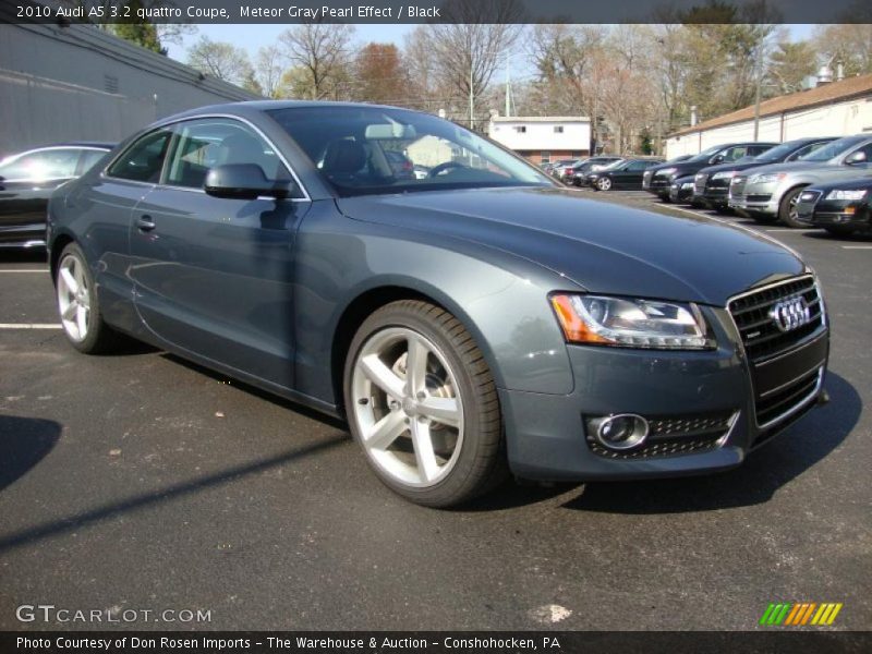 Meteor Gray Pearl Effect / Black 2010 Audi A5 3.2 quattro Coupe
