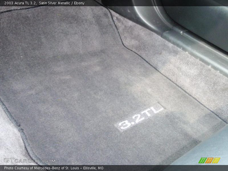 Satin Silver Metallic / Ebony 2003 Acura TL 3.2