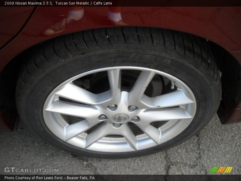 Tuscan Sun Metallic / Caffe Latte 2009 Nissan Maxima 3.5 S