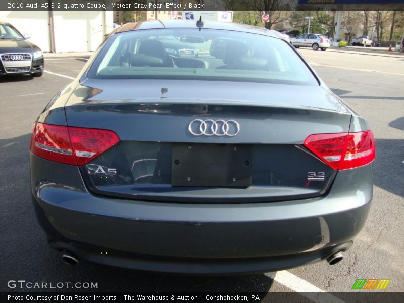 Meteor Gray Pearl Effect / Black 2010 Audi A5 3.2 quattro Coupe