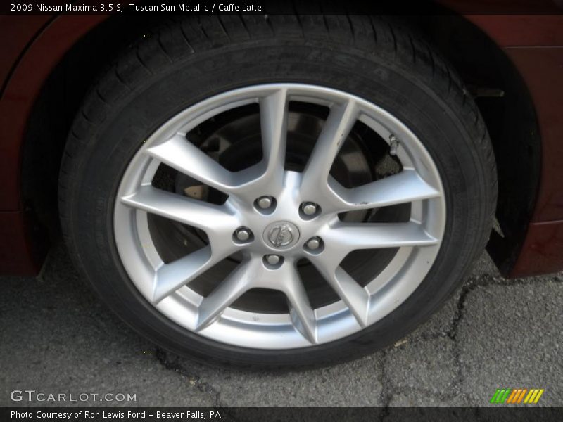 Tuscan Sun Metallic / Caffe Latte 2009 Nissan Maxima 3.5 S