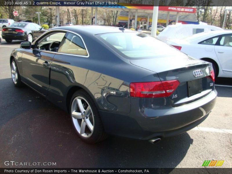 Meteor Gray Pearl Effect / Black 2010 Audi A5 3.2 quattro Coupe