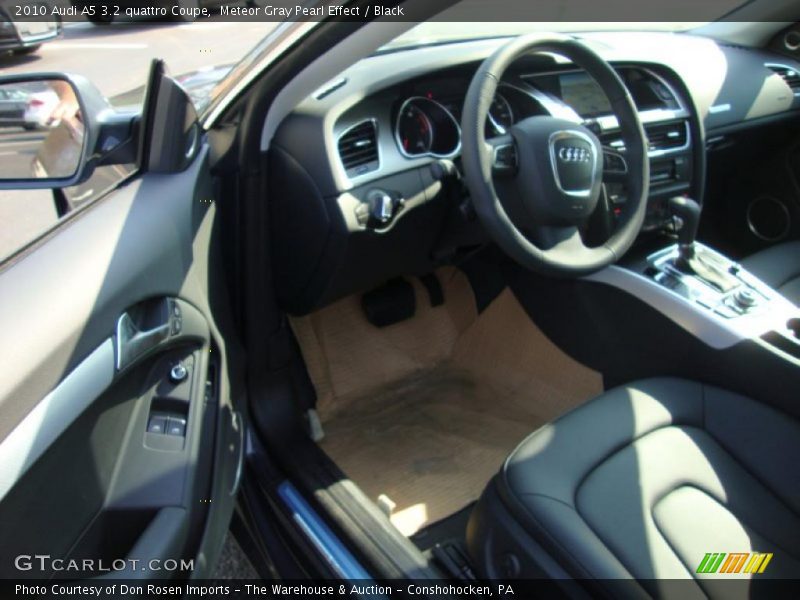 Meteor Gray Pearl Effect / Black 2010 Audi A5 3.2 quattro Coupe