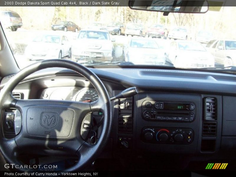 Black / Dark Slate Gray 2003 Dodge Dakota Sport Quad Cab 4x4