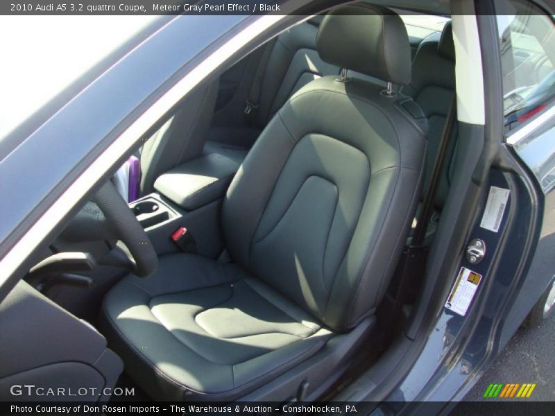 Meteor Gray Pearl Effect / Black 2010 Audi A5 3.2 quattro Coupe