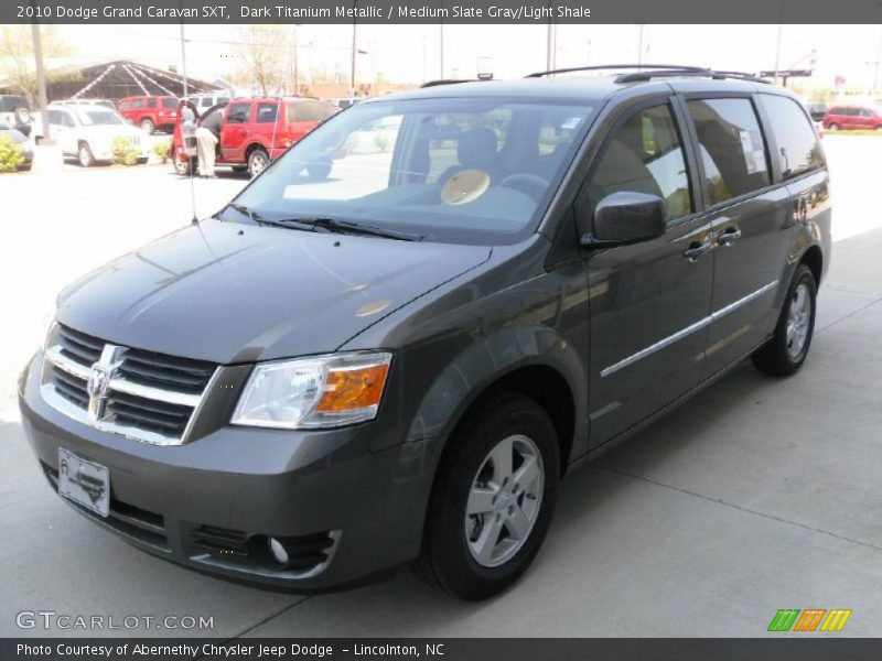 Dark Titanium Metallic / Medium Slate Gray/Light Shale 2010 Dodge Grand Caravan SXT
