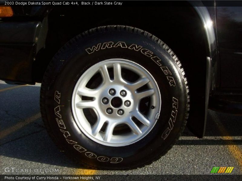 Black / Dark Slate Gray 2003 Dodge Dakota Sport Quad Cab 4x4