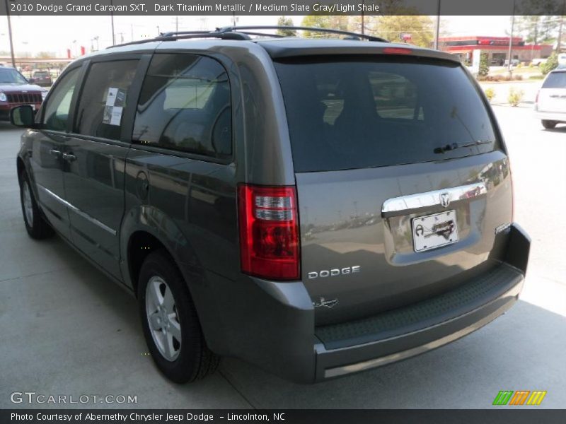 Dark Titanium Metallic / Medium Slate Gray/Light Shale 2010 Dodge Grand Caravan SXT