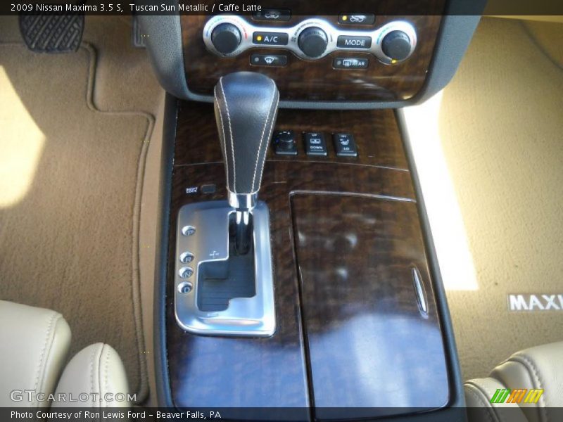 Tuscan Sun Metallic / Caffe Latte 2009 Nissan Maxima 3.5 S