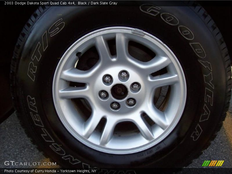 Black / Dark Slate Gray 2003 Dodge Dakota Sport Quad Cab 4x4