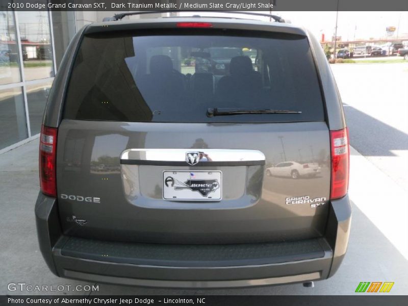 Dark Titanium Metallic / Medium Slate Gray/Light Shale 2010 Dodge Grand Caravan SXT