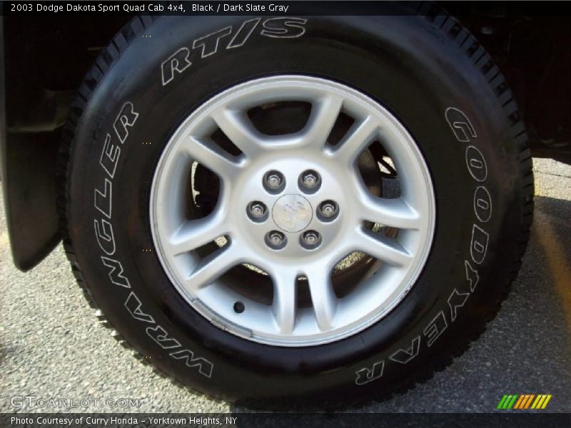 Black / Dark Slate Gray 2003 Dodge Dakota Sport Quad Cab 4x4