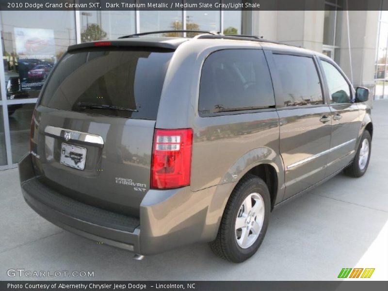 Dark Titanium Metallic / Medium Slate Gray/Light Shale 2010 Dodge Grand Caravan SXT