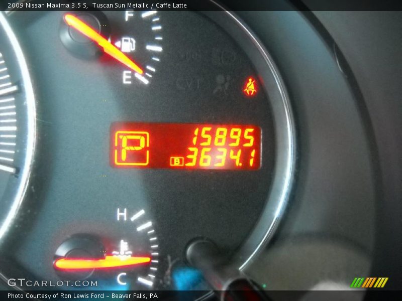 Tuscan Sun Metallic / Caffe Latte 2009 Nissan Maxima 3.5 S