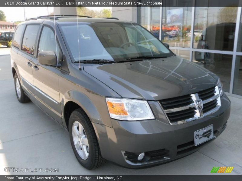 Dark Titanium Metallic / Medium Slate Gray/Light Shale 2010 Dodge Grand Caravan SXT