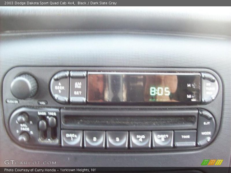 Black / Dark Slate Gray 2003 Dodge Dakota Sport Quad Cab 4x4