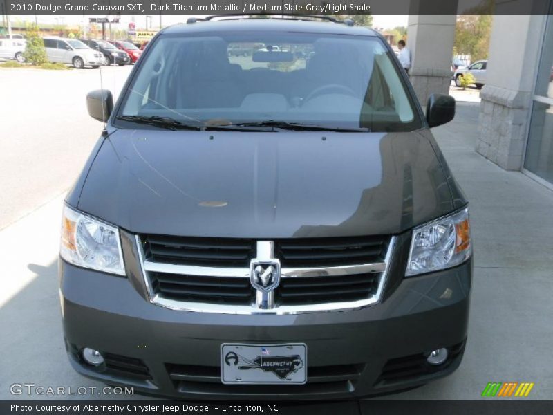 Dark Titanium Metallic / Medium Slate Gray/Light Shale 2010 Dodge Grand Caravan SXT