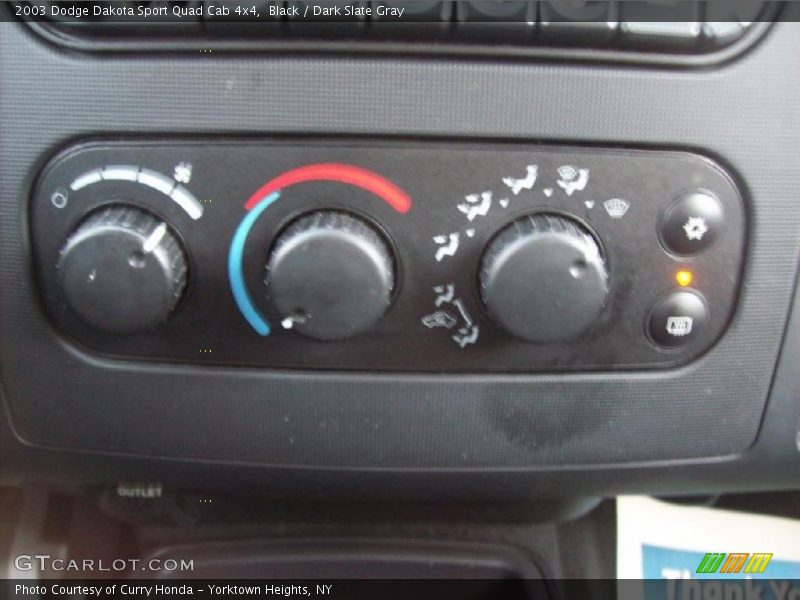 Black / Dark Slate Gray 2003 Dodge Dakota Sport Quad Cab 4x4