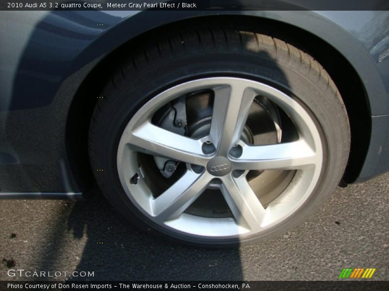 Meteor Gray Pearl Effect / Black 2010 Audi A5 3.2 quattro Coupe