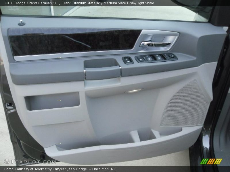 Dark Titanium Metallic / Medium Slate Gray/Light Shale 2010 Dodge Grand Caravan SXT