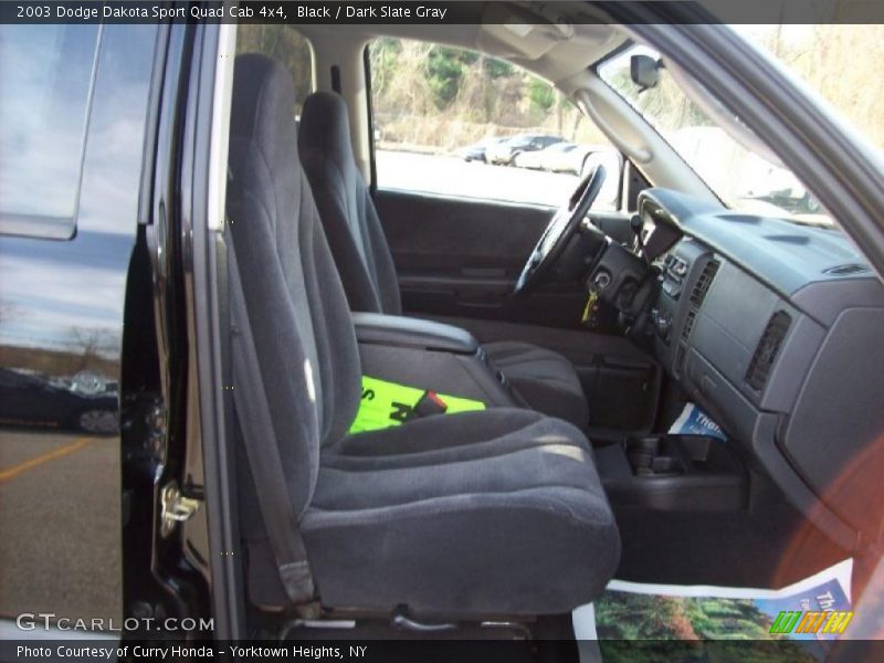 Black / Dark Slate Gray 2003 Dodge Dakota Sport Quad Cab 4x4