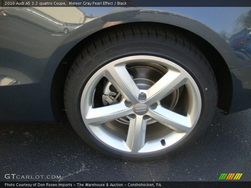 Meteor Gray Pearl Effect / Black 2010 Audi A5 3.2 quattro Coupe
