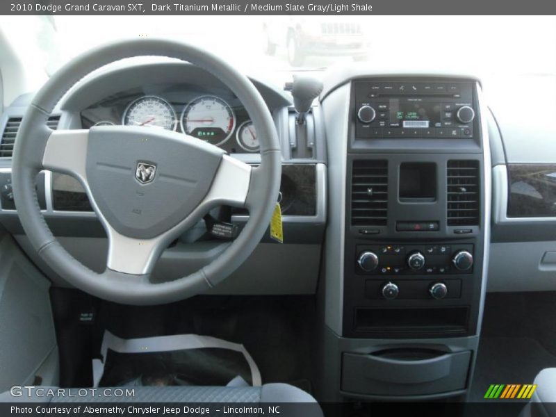 Dark Titanium Metallic / Medium Slate Gray/Light Shale 2010 Dodge Grand Caravan SXT