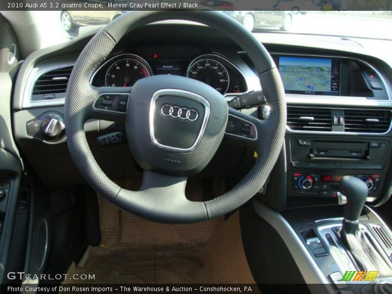 Meteor Gray Pearl Effect / Black 2010 Audi A5 3.2 quattro Coupe