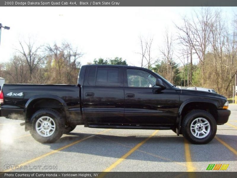 Black / Dark Slate Gray 2003 Dodge Dakota Sport Quad Cab 4x4