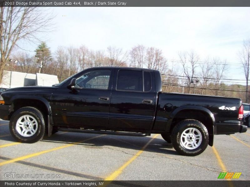 Black / Dark Slate Gray 2003 Dodge Dakota Sport Quad Cab 4x4