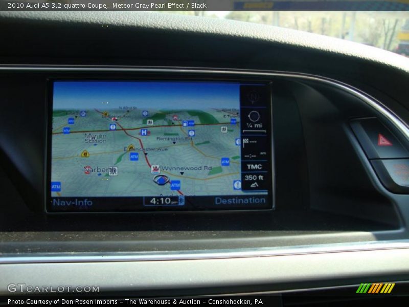 Meteor Gray Pearl Effect / Black 2010 Audi A5 3.2 quattro Coupe