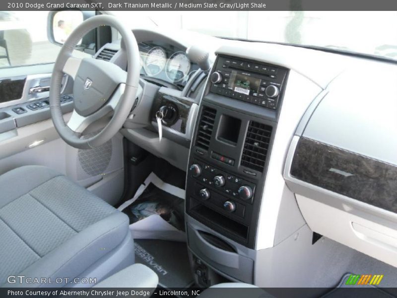 Dark Titanium Metallic / Medium Slate Gray/Light Shale 2010 Dodge Grand Caravan SXT