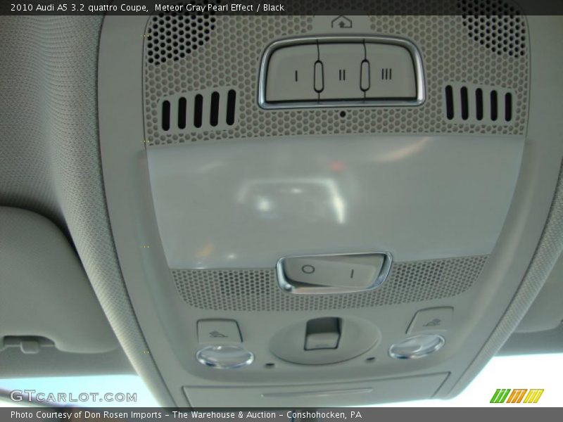 Meteor Gray Pearl Effect / Black 2010 Audi A5 3.2 quattro Coupe
