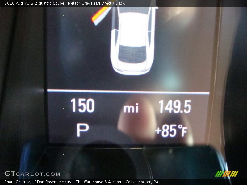Meteor Gray Pearl Effect / Black 2010 Audi A5 3.2 quattro Coupe