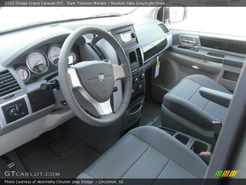 Dark Titanium Metallic / Medium Slate Gray/Light Shale 2010 Dodge Grand Caravan SXT